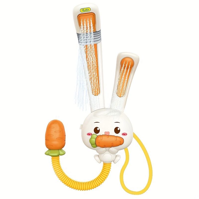 Ducha para bebe conejo zanahoria